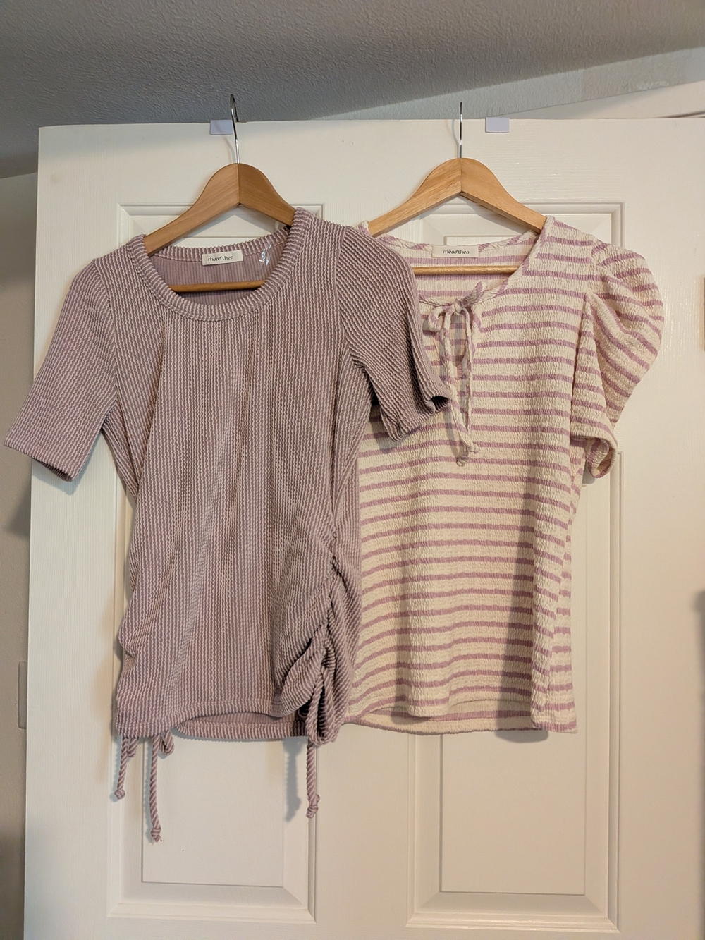 Lilac Short Sleeve Tops - Set of 2
